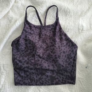 As Seen on Kate Upton! Old Navy Black leopard sports bra tank